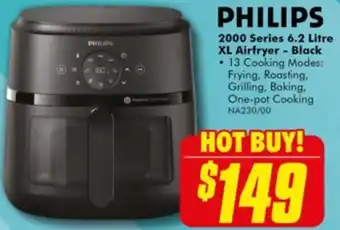 2000 Series XL Airfryer - Black