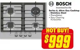 The Good Guys Series 6, 60cm Gas Cooktop - Stainless Steel offer