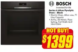 The Good Guys Series 6 60cm Pyrolytic Oven - Black offer