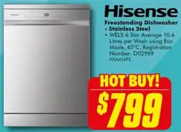 The Good Guys Freestanding Dishwasher - Stainless Steel offer