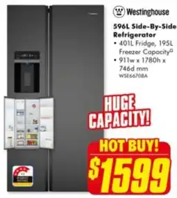 The Good Guys Side-By-Side Refrigerator offer