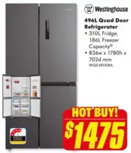 The Good Guys Quad Door Refrigerator offer