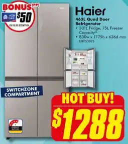 The Good Guys Quad Door Refrigerator offer