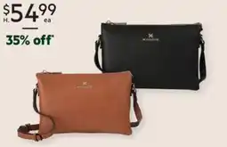 Harris Scarfe MADISON Avery Triple Compartment Cross Body Bag offer