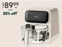 Harris Scarfe SMITH+NOBEL Eva Digital Air Fryer with Glass Basket offer