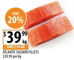 Supabarn Atlantic salmon fillets offer