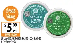 Supabarn Julianne's kitchen paste offer