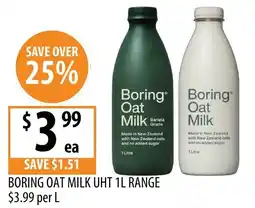 Supabarn Boring oat milk uht offer
