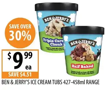 Supabarn Ben & jerry's ice cream tubs offer
