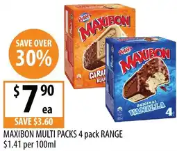 Supabarn Maxibon multi packs offer