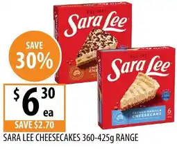 Supabarn Sara lee cheesecakes offer