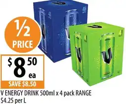 Supabarn V energy drink offer