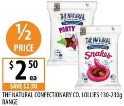 Supabarn The natural confectionary co. lollies range offer