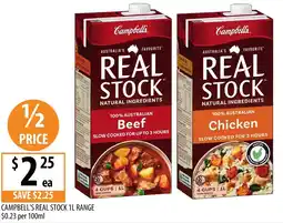 Supabarn Campbell's real stock range offer