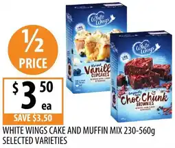 Supabarn White wings cake and muffin mix offer