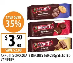 Supabarn Arnott's chocolate biscuits offer