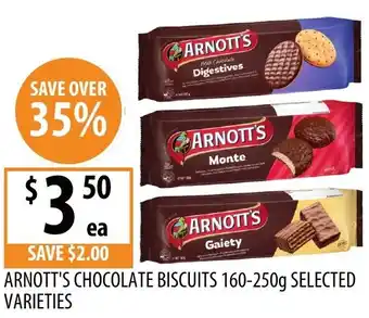 Supabarn Arnott's chocolate biscuits offer