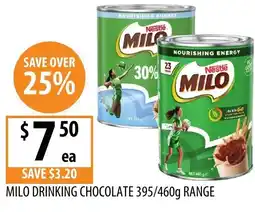 Supabarn Milo drinking chocolate offer