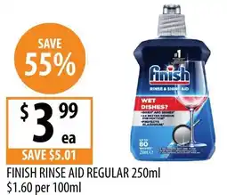 Supabarn Finish rinse aid regular offer