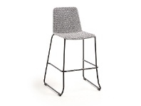 LivingStyles Merilyn Rope & Steel Indoor / Outdoor Bar Stool, Grey offer