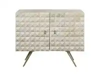 LivingStyles Apollo Handmade Solid Wood 2 Door Buffet Table, 107cm offer