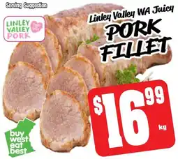 Farmer Jack's Linley valley wa juicy pork fillet offer