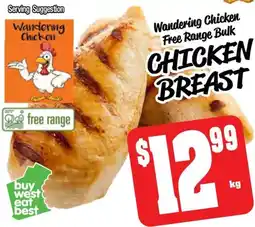 Farmer Jack's Wandering chicken free range bulk chicken breast offer