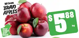 Farmer Jack's Wa grown bravo apples offer