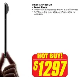 The Good Guys iPhone Air 256GB - Space Black offer