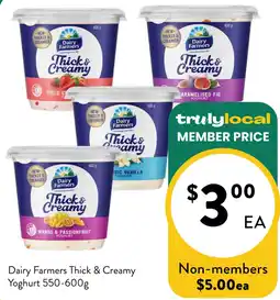 Farmer Jack's Dairy Farmers Thick & Creamy Yoghurt offer