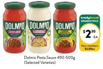 Farmer Jack's Dolmio Pasta Sauce offer