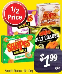 Farmer Jack's Arnott's Shapes offer