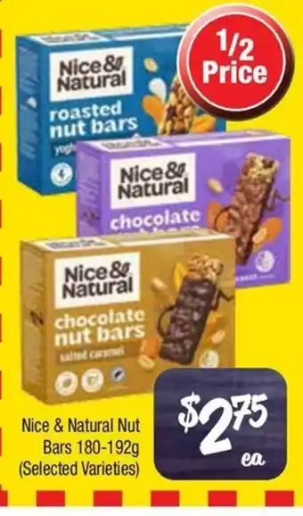 Farmer Jack's Nice & Natural Nut Bars offer
