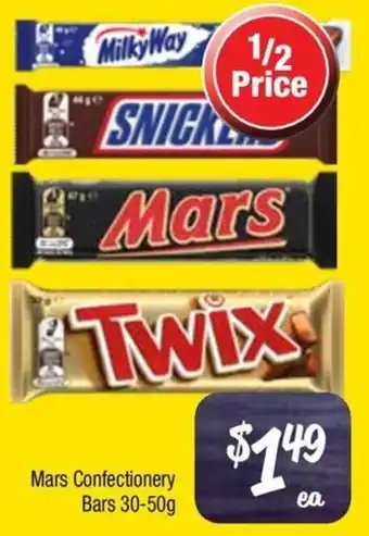 Farmer Jack's Mars Confectionery Bars offer
