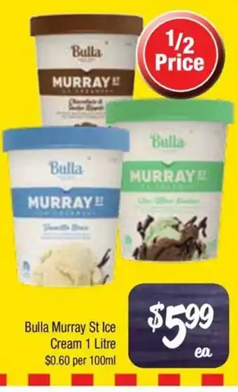 Farmer Jack's Bulla Murray St Ice Cream offer