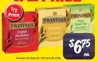 Farmer Jack's Twinings Tea Bags offer
