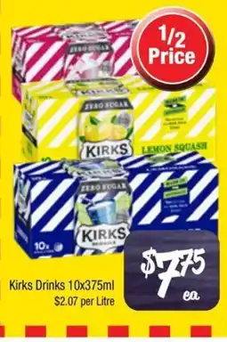 Farmer Jack's Kirks Drinks offer