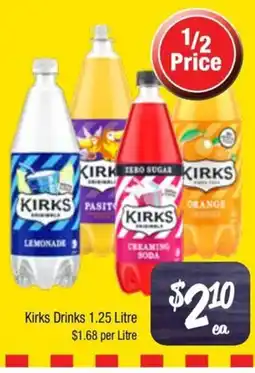 Farmer Jack's Kirks Drinks offer