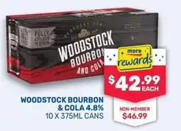 SipnSave Woodstock bourbon & cola 4.8% offer