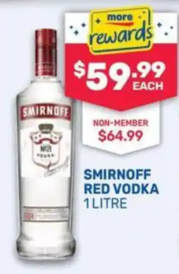 SipnSave Smirnoff red vodka offer