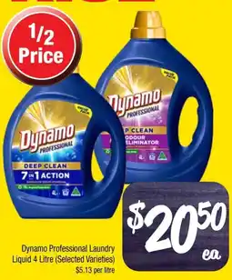Farmer Jack's Dynamo Professional Laundry Liquid offer