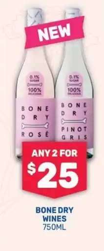 SipnSave Bone dry wines offer