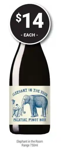 Super Cellars Elephant in the Room Range offer