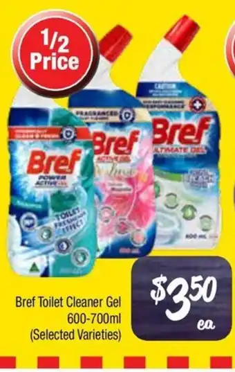 Farmer Jack's Bref Toilet Cleaner Gel offer