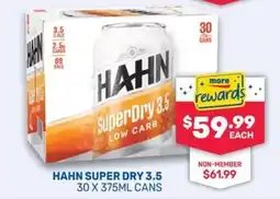 SipnSave Hahn super dry 3.5 offer