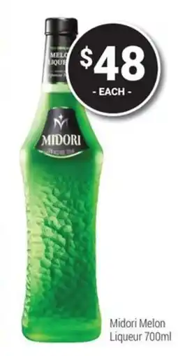 Super Cellars Midori Melon Liqueur offer