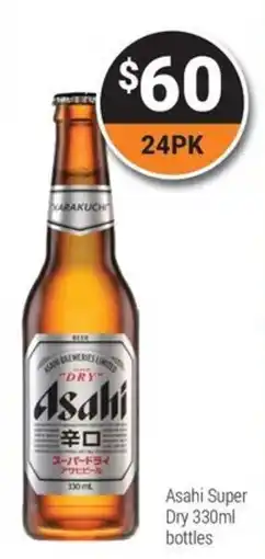 Super Cellars Asahi Super Dry offer