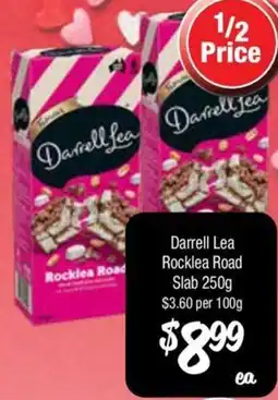 Farmer Jack's Darrell Lea Rocklea Road Slab offer