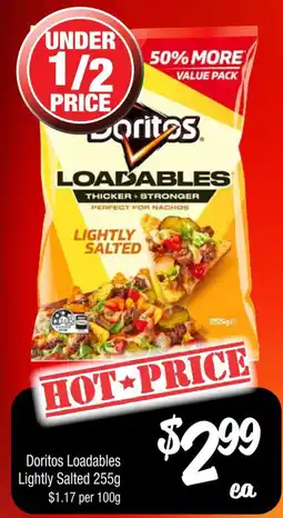 Farmer Jack's Doritos Loadables Lightly Salted offer