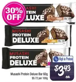 Farmer Jack's Musashi Protein Deluxe Bar offer